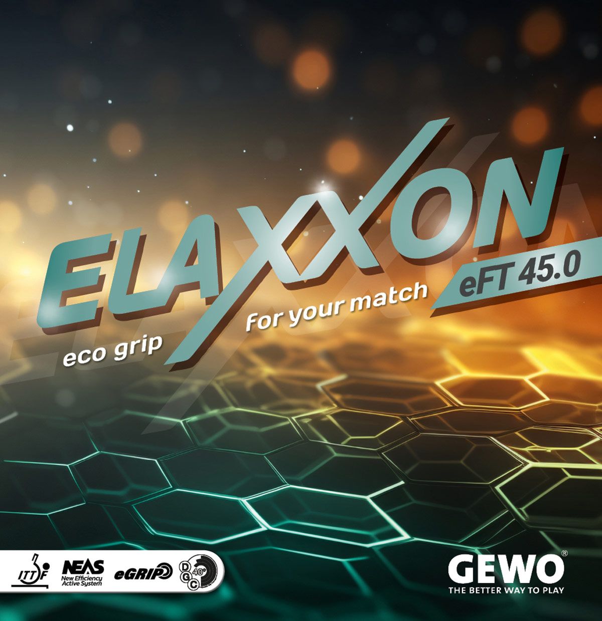 GEWO Raquette Allround Classic + Elaxxon 50.0 + 45.0