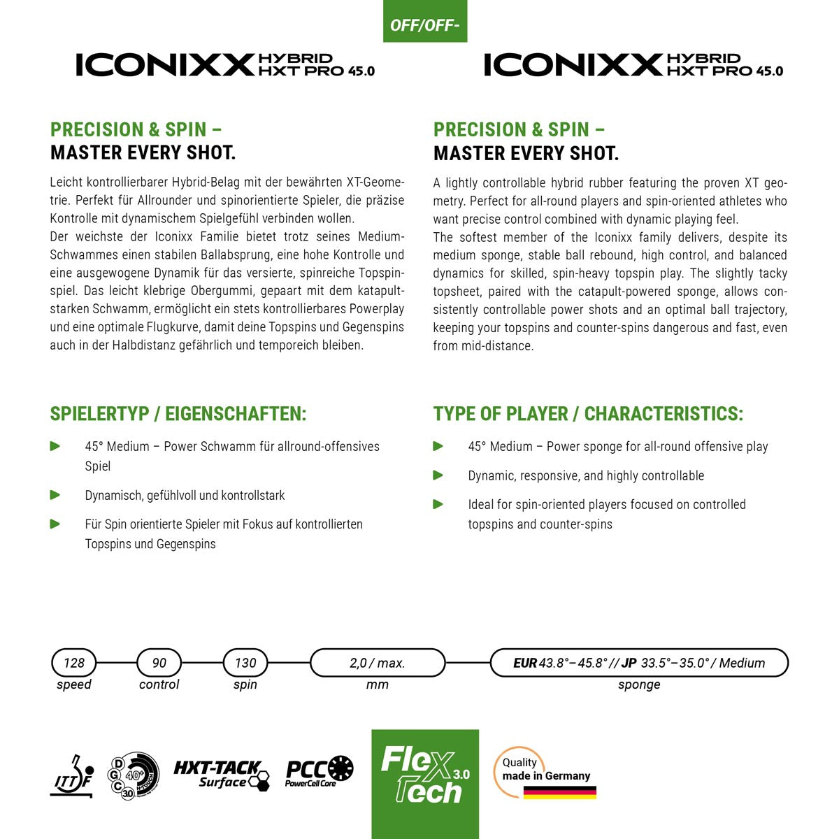 Gewo Iconixx Hybrid HXT Pro 45