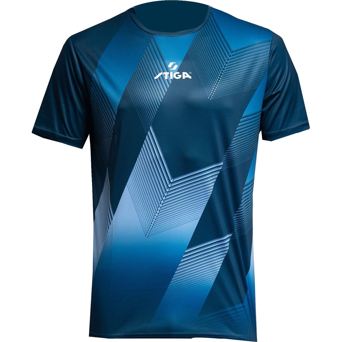 Stiga T-Shirt Pro Bleu/Vert