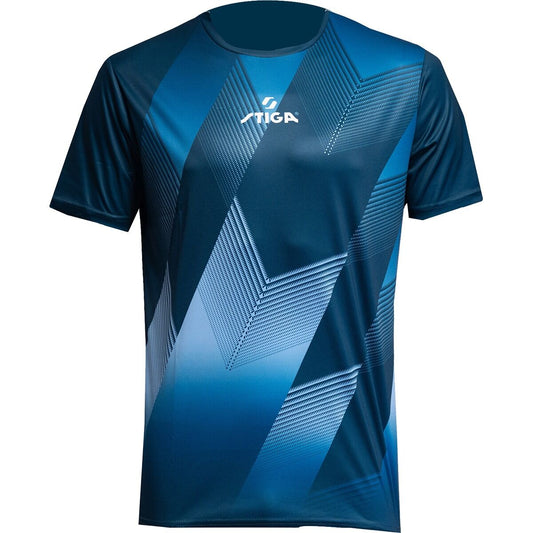 Stiga T-Shirt Pro Bleu/Vert