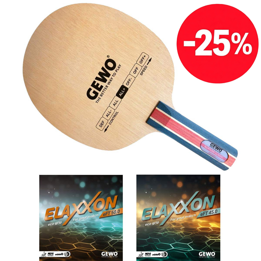 GEWO Raquette Allround Classic + Elaxxon 50.0 + 45.0