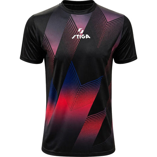 Stiga T-Shirt Pro Noir/Rose