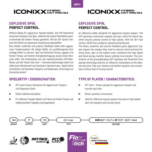 Gewo Iconixx Hybrid HXT Pro 50