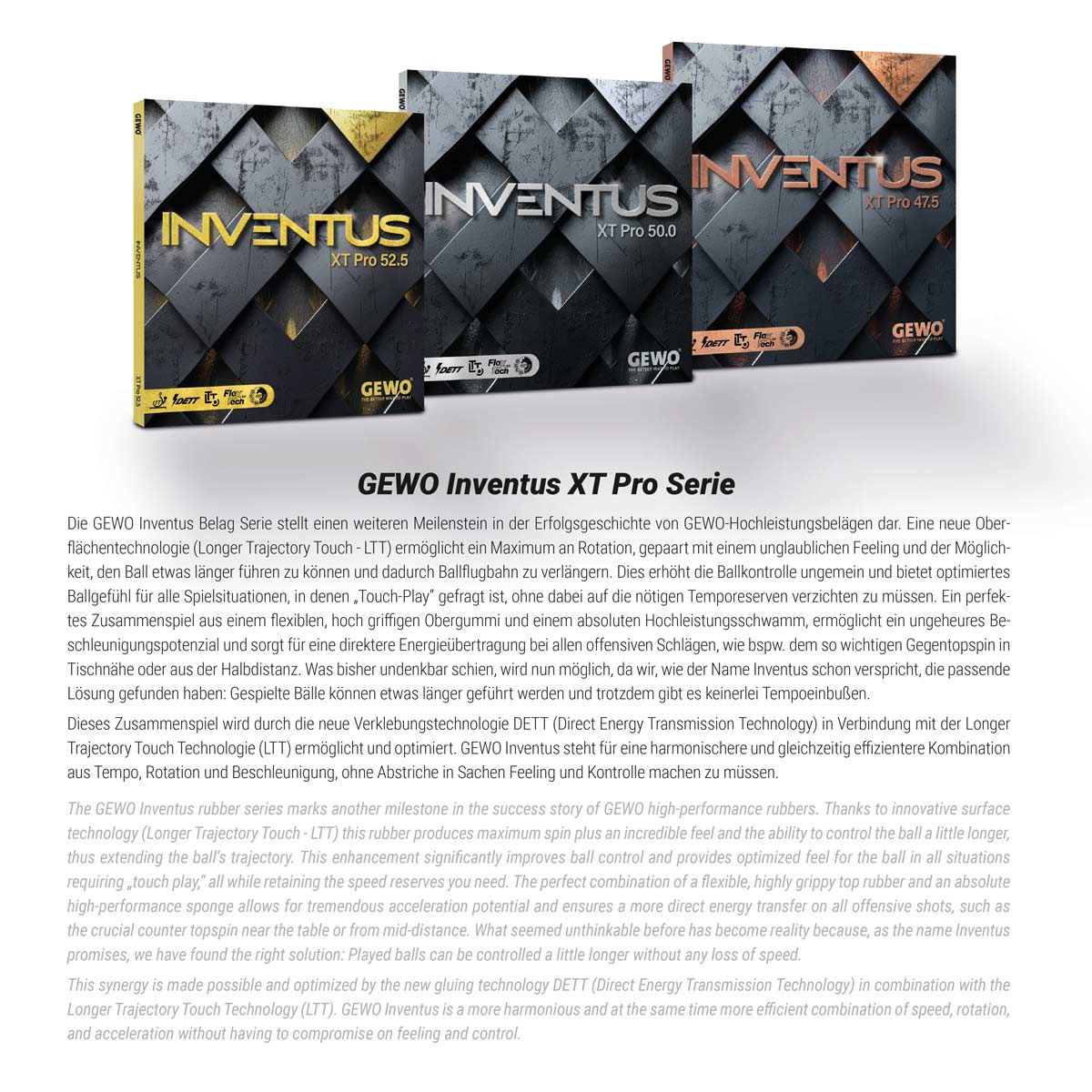 Gewo Inventus XT Pro 52.5