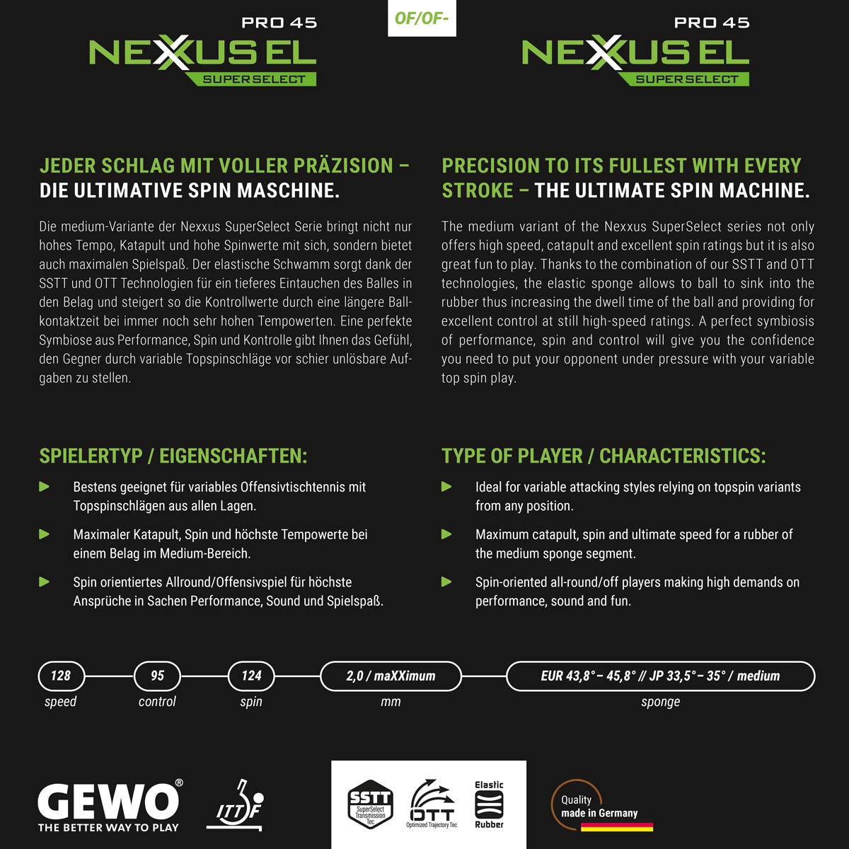 Gewo Nexxus EL Pro 45 SuperSelect