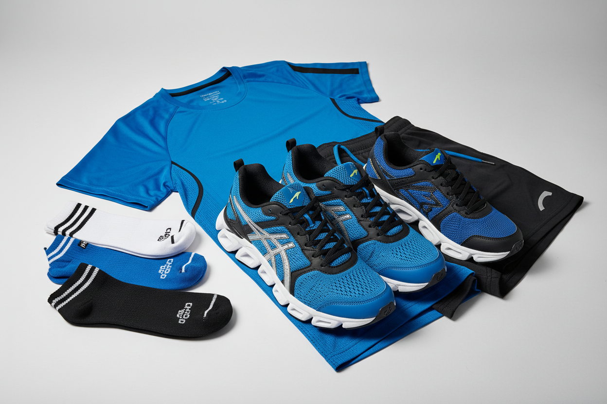 textiles et chaussures de sport